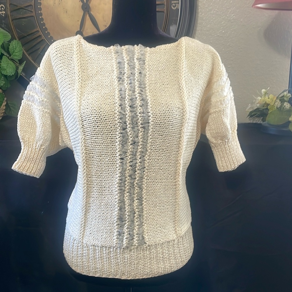Knit pullover sweater